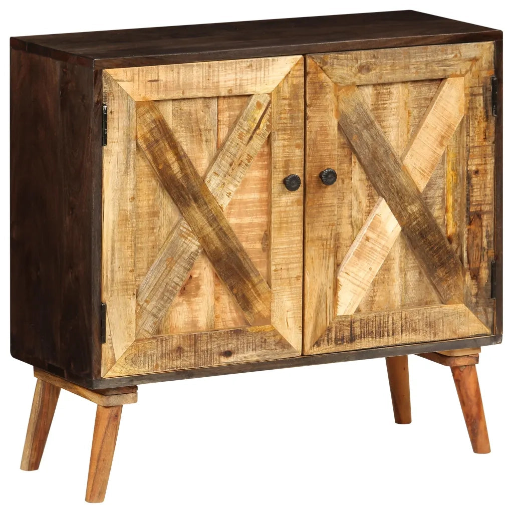Credenza | Madia | Buffet da pranzo | Armadio da pranzo in Legno Massello di Mango 85x30x75 cm