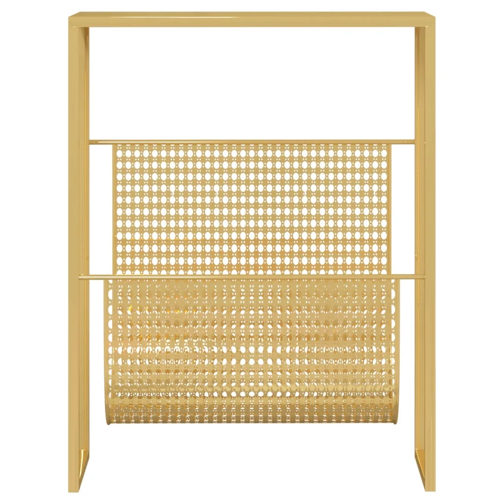 Portariviste Oro 35x15x45 cm in Acciaio CFW6602325