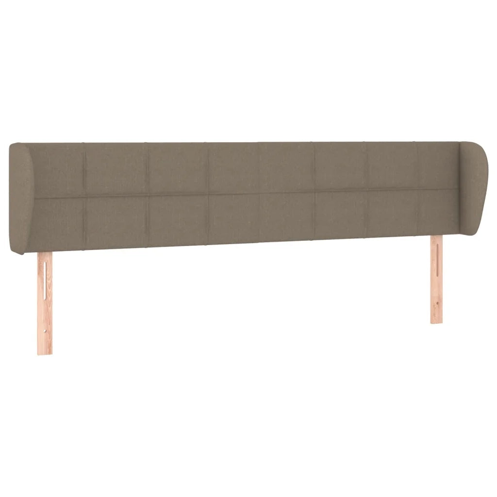 Testiera ad Orecchio Tortora 163x23x78/88 cm in Tessuto 3117154