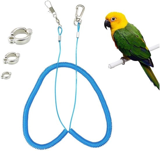 Corda volante 5 m - Corda per uccelli - Corda per allenamento volo all'aperto - Resistente ai morsi - Leggero - In plastica - Allenamento uccelli