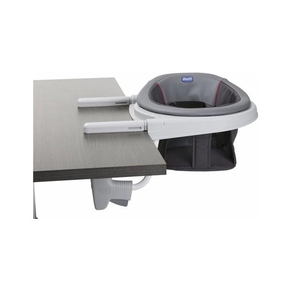 Chicco 00087057850000 seggiolone sedia da tavolo per bambino da aggancio seduta imbottita grigio