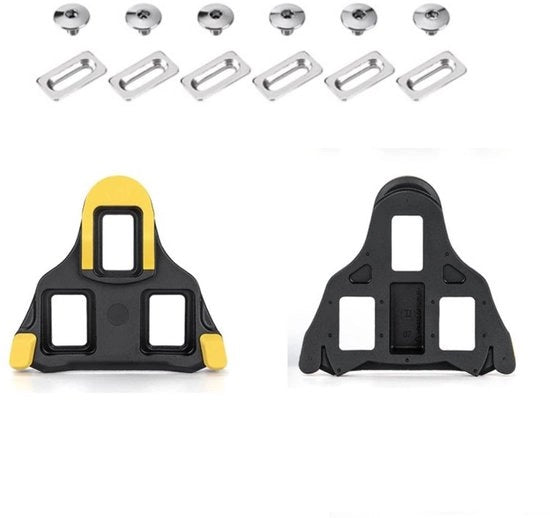 Scozzoli per bicicletta con presa - Scozzoli SPD - Antiscivolo - Materiale TPU resistente - Leggero - Facili da installare