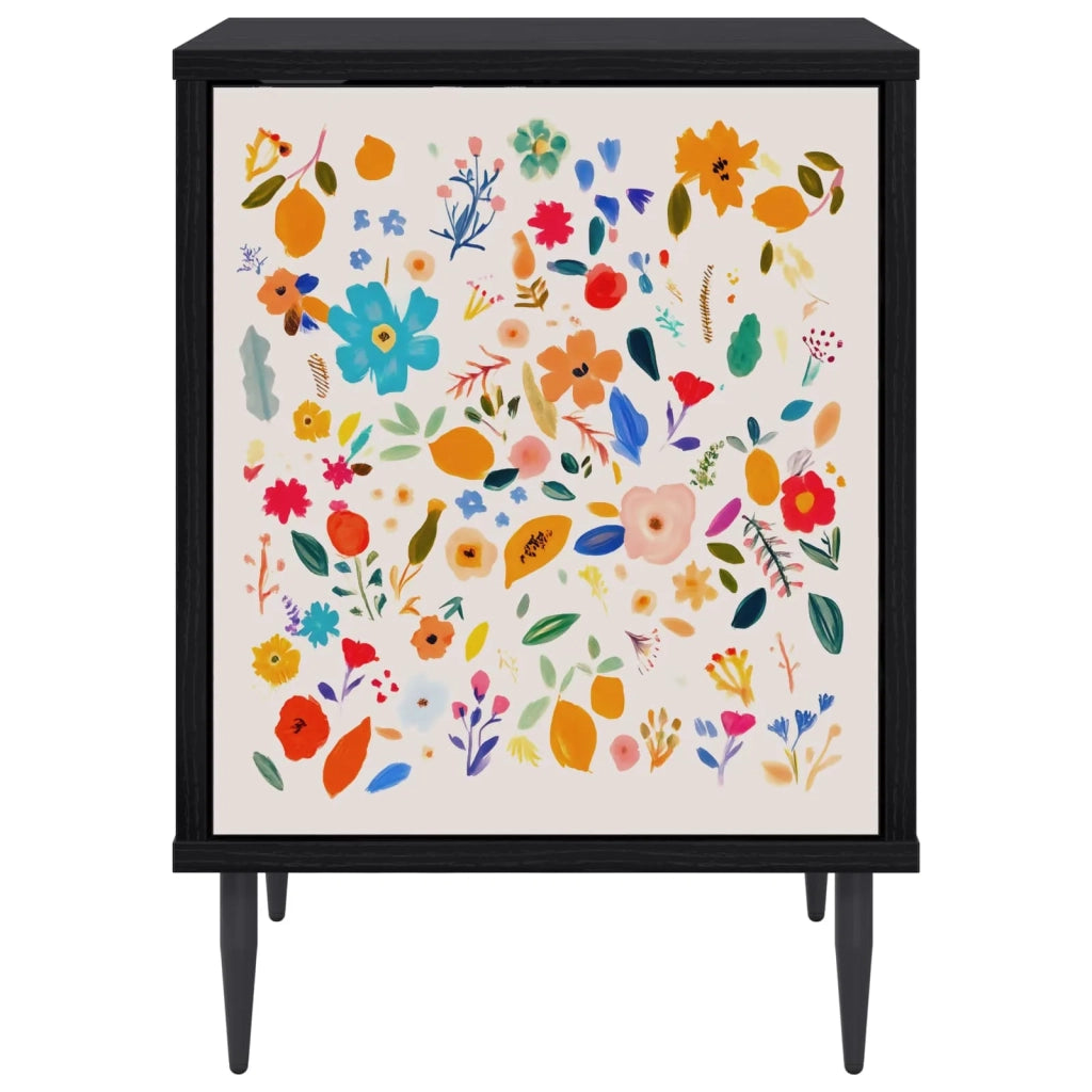 Armadio da Notte MAINZ 2 pz Rovere Nero 36 x 33 x 51 cm 8007260