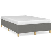 Letto matrimoniale | Letto per adulti | Giroletto senza Materasso Grigio Scuro 120x200 cm Tessuto