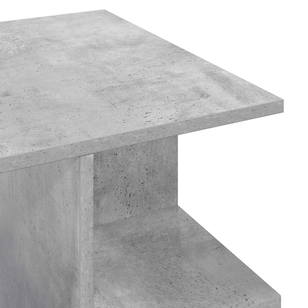 Tavolino da salotto Grigio Cemento 87 x 50 x 45 cm 8001058