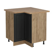 Mobile ad angolo cucina R-Line Antracite rustico/Rovere dorato 75.6 cm, PL Rovere Vicco