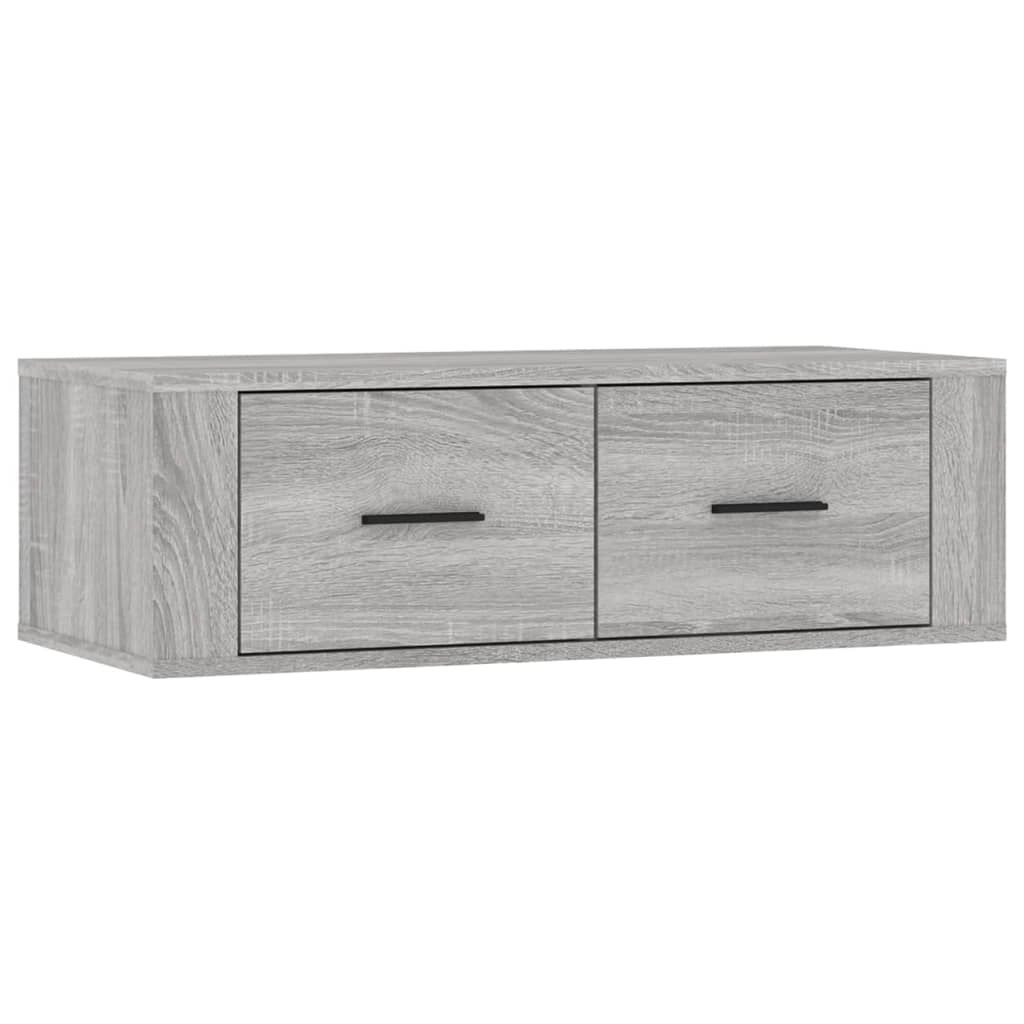 Mobile TV da parete Sonoma 80 x 36 x 25 cm legno ingegnerizzato grigio 02_0024291