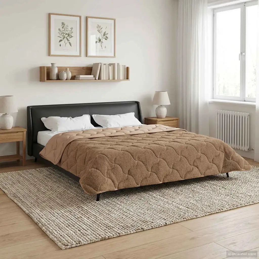 Duvet Estivo Talpa 220 x 240 cm Microfibra e Fleece Teddy 42026214