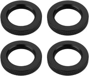 Borgmoeren a 4 pezzi - Borgmoer cannellato - UNC5/8-27 - Microstandaard - Fotostandaard - 23 x 4 mm - Presa migliorata - Mozzetti