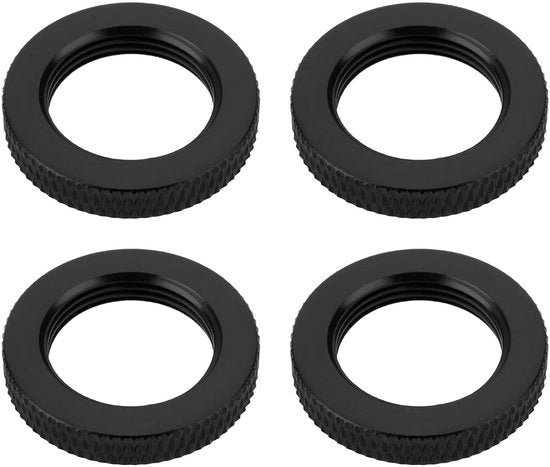 Borgmoeren a 4 pezzi - Borgmoer cannellato - UNC5/8-27 - Microstandaard - Fotostandaard - 23 x 4 mm - Presa migliorata - Mozzetti