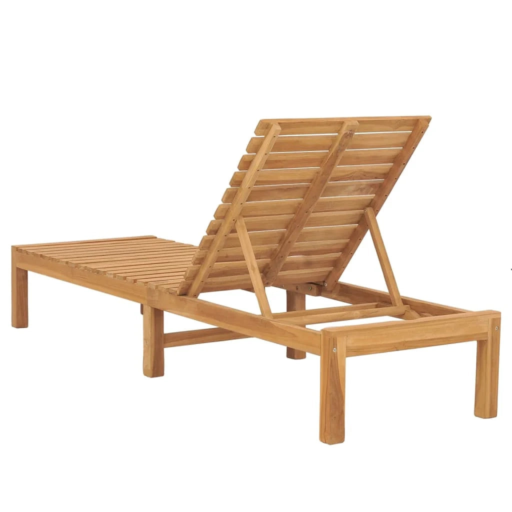 Lettino prendisole sedia a sdraio lettino prendisole letto da giardino mobili da giardino legno massello di teak 02_0012714