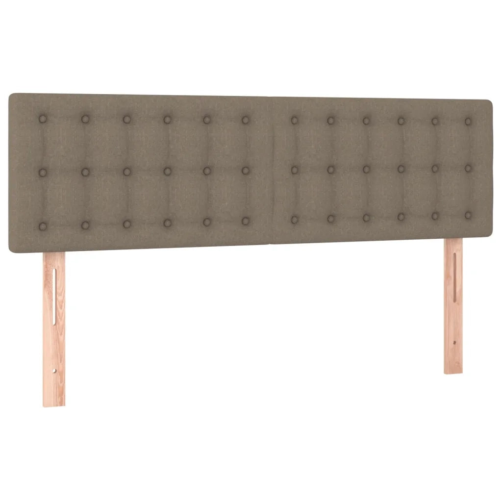 Giroletto a Molle con Materasso Tortora 140x200 cm in Tessuto