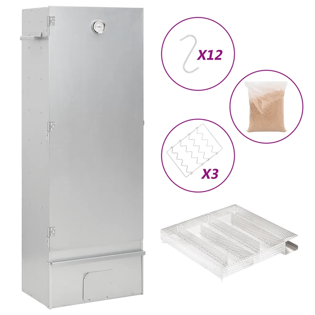 Forno Affumicatore BBQ Generatore Fumo Freddo Acciaio Zincatocod mxl 107705