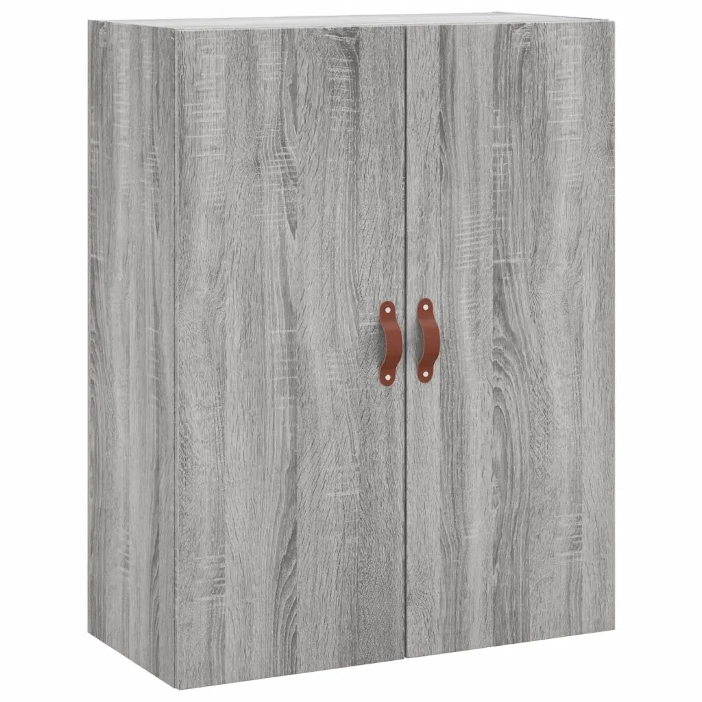 Credenza Grigio Sonoma 69,5x34x180 cm in Legno Multistrato 3198127