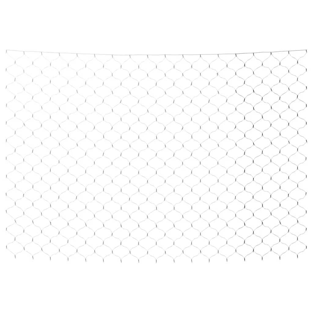 Luci di Natale Rete Bianco Freddo 3x2m 204 LED Interni Esterni 328772
