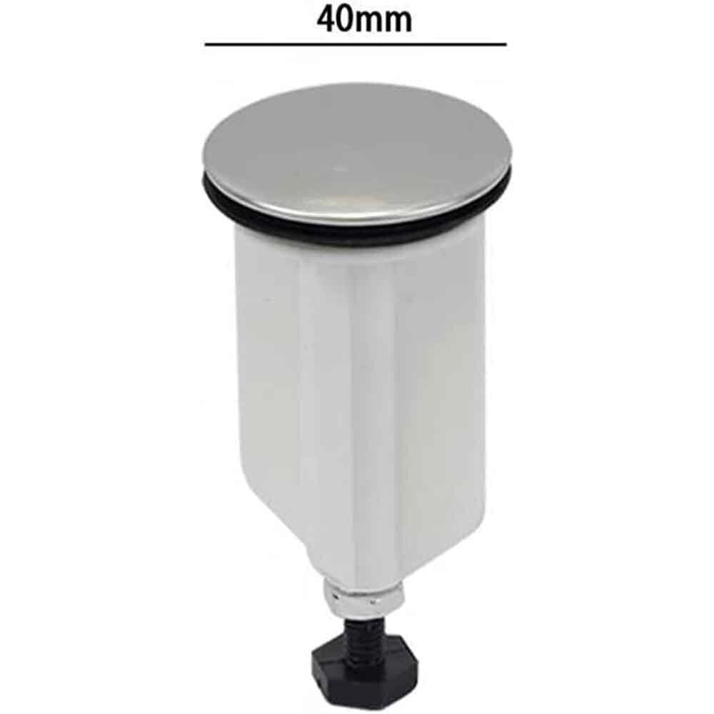 Trade Shop - Tappo Piletta Universale Di Scarico In Ottone Lucido Bagno Lavabo Lavandino 59969 -