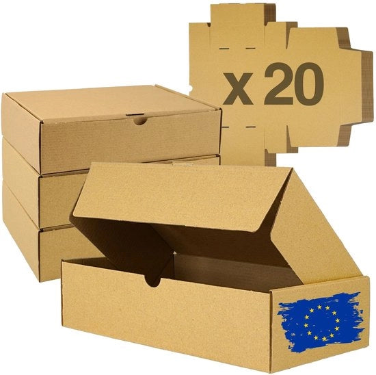 Dozzina in Cartone - 20 Pezzi - Dimensioni (25 x 16 x 7 cm)