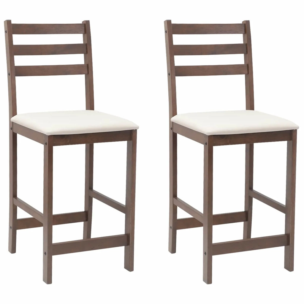 Sedie da pranzo 2 pcs Marrone Chiaro 40 x 47,5 x 99,5 cm 42020465