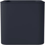 Pianta quadrata 40 cm - Piantagione per uso interno ed esterno - 100% Plastico riciclato - Grigio/Antracite - L39 x W39 x H37.2 cm