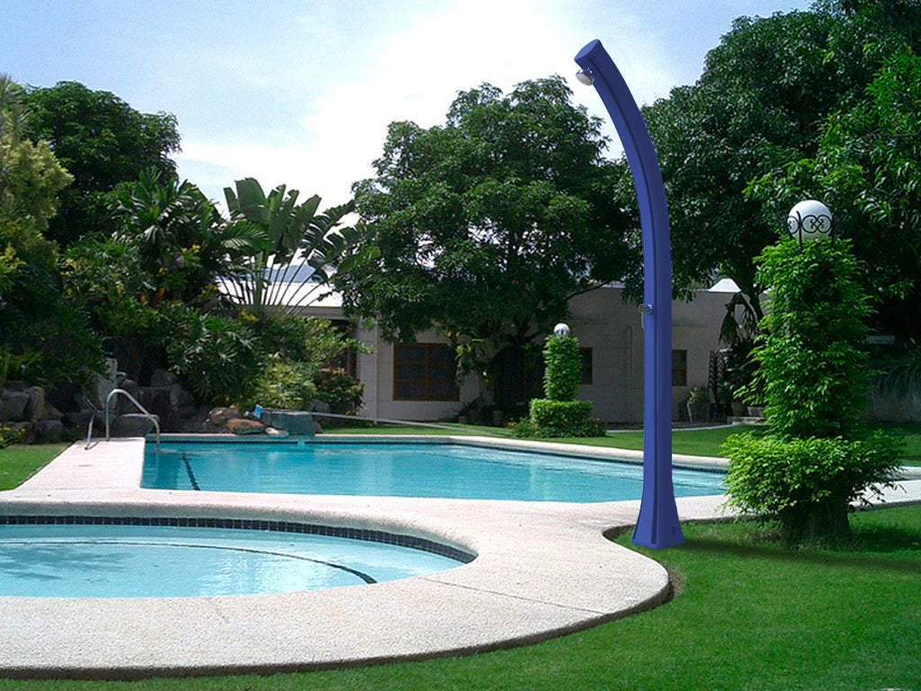 Doccia Solare da Giardino 28L Miscelatore Arkema Happy Five Blue Ocean