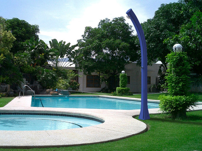 Doccia Solare da Giardino 28L Miscelatore Arkema Happy Five Blue Ocean