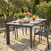 Tavolo da giardino in alluminio 200x100 cm - DONNY
