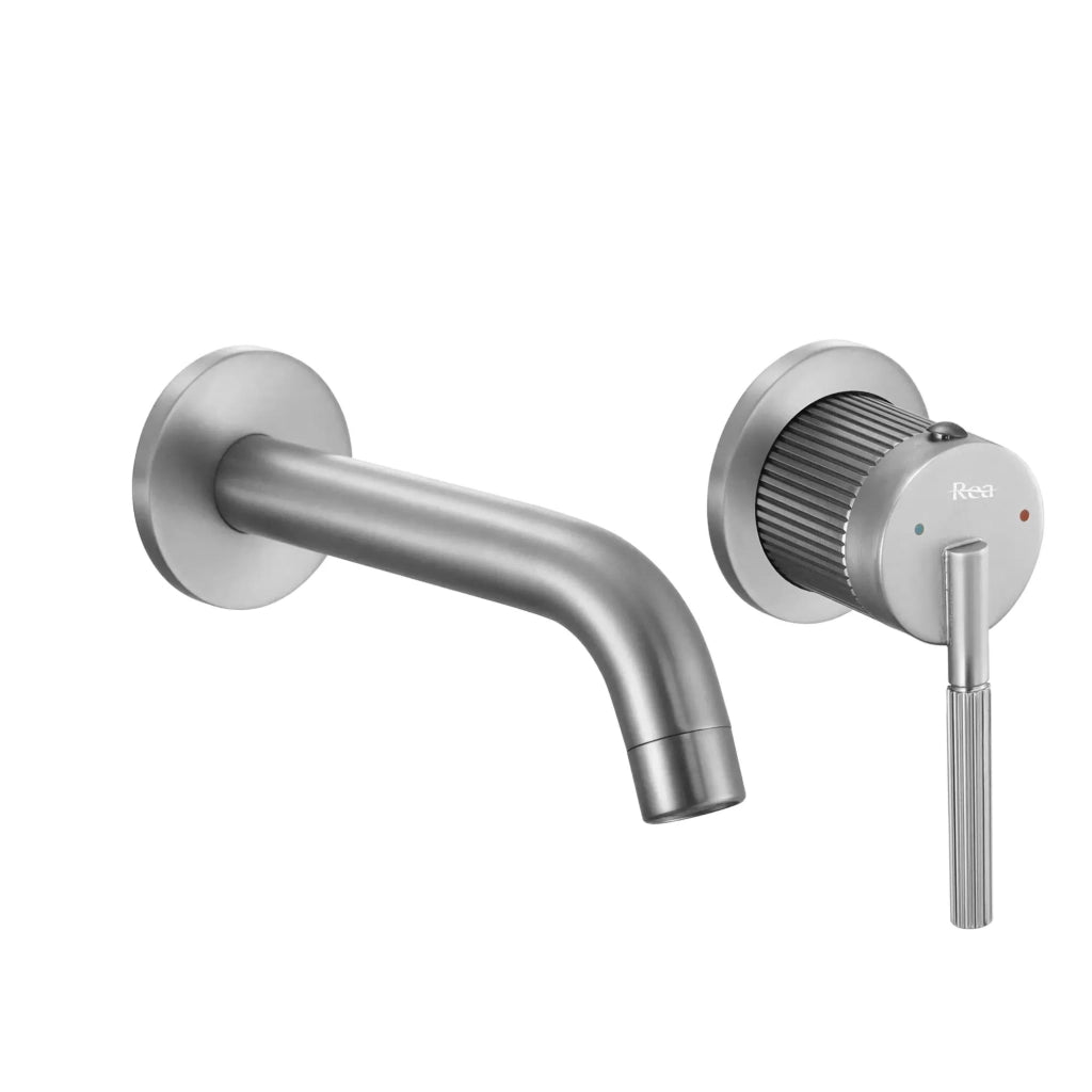Rubinetto Da Parete Rea Argon Nickel Brush + Box