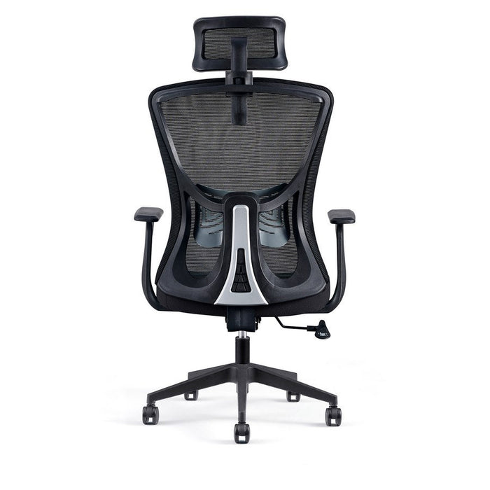 Sedia Poltrona Direzionale da Ufficio in Similpelle Nera