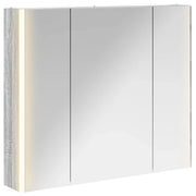 Mobiletto per specchio da Bagno | Armadio da bagno Grigio Sonoma