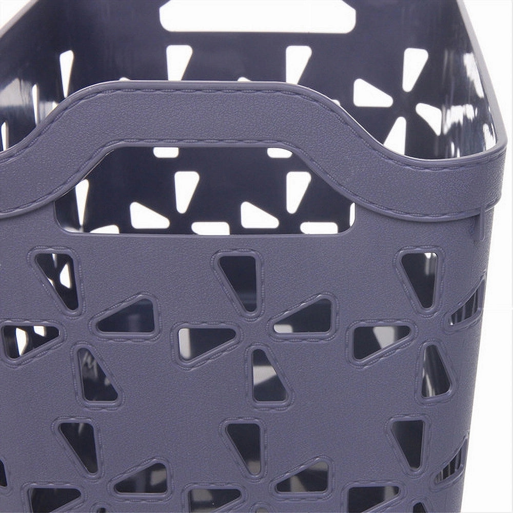 Trade Shop - Cesto Porta Oggetti Cestino Porta Tutto Con Maniglie 31x21x21 Cm Assortiti 10726 -