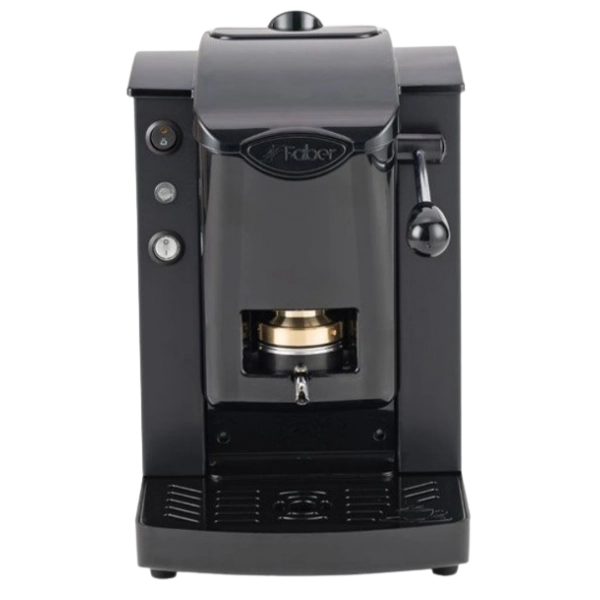 Faber Macchina Da Caffe' A Cialde Slot Basic Ottone Total Black