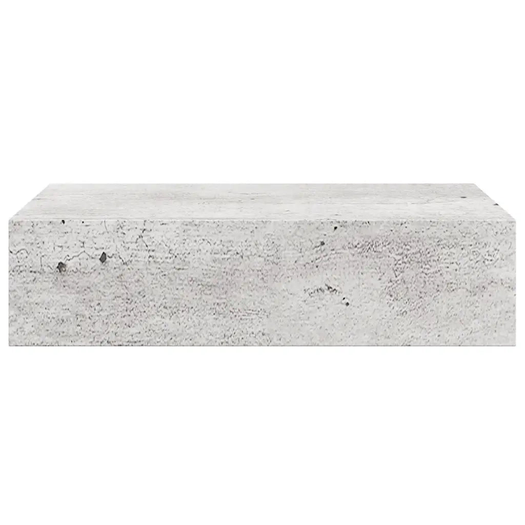 Scaffali con Cassetti 2 pz Grigio Cemento 40x23,5x10 cm in MDF 330252
