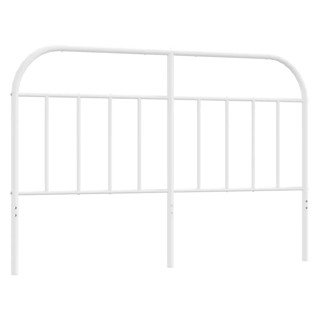 Testiera di Ricambio in Metallo Bianco 135 cm 353716