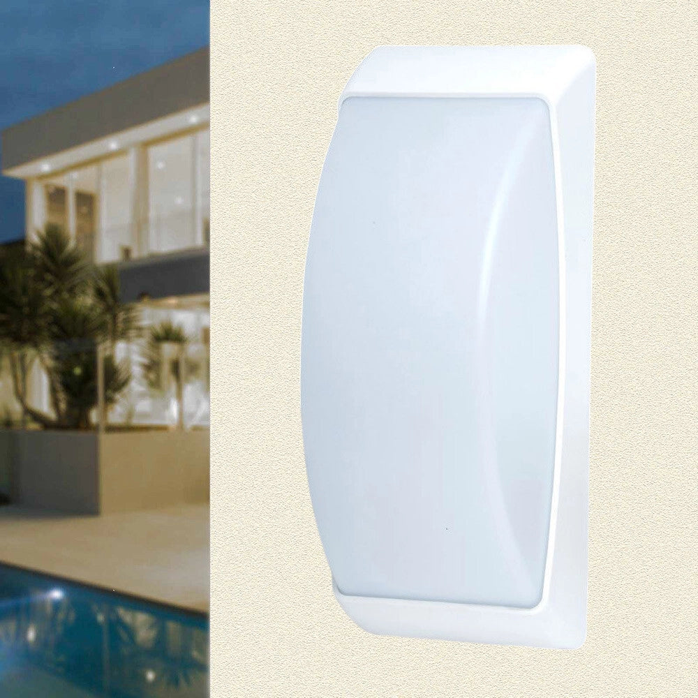 Trade Shop - Applique A Parete Per Esterno Lampada Da Muro Balconi Terrazzo Attacco E27 Ip54 567wb-h320 -