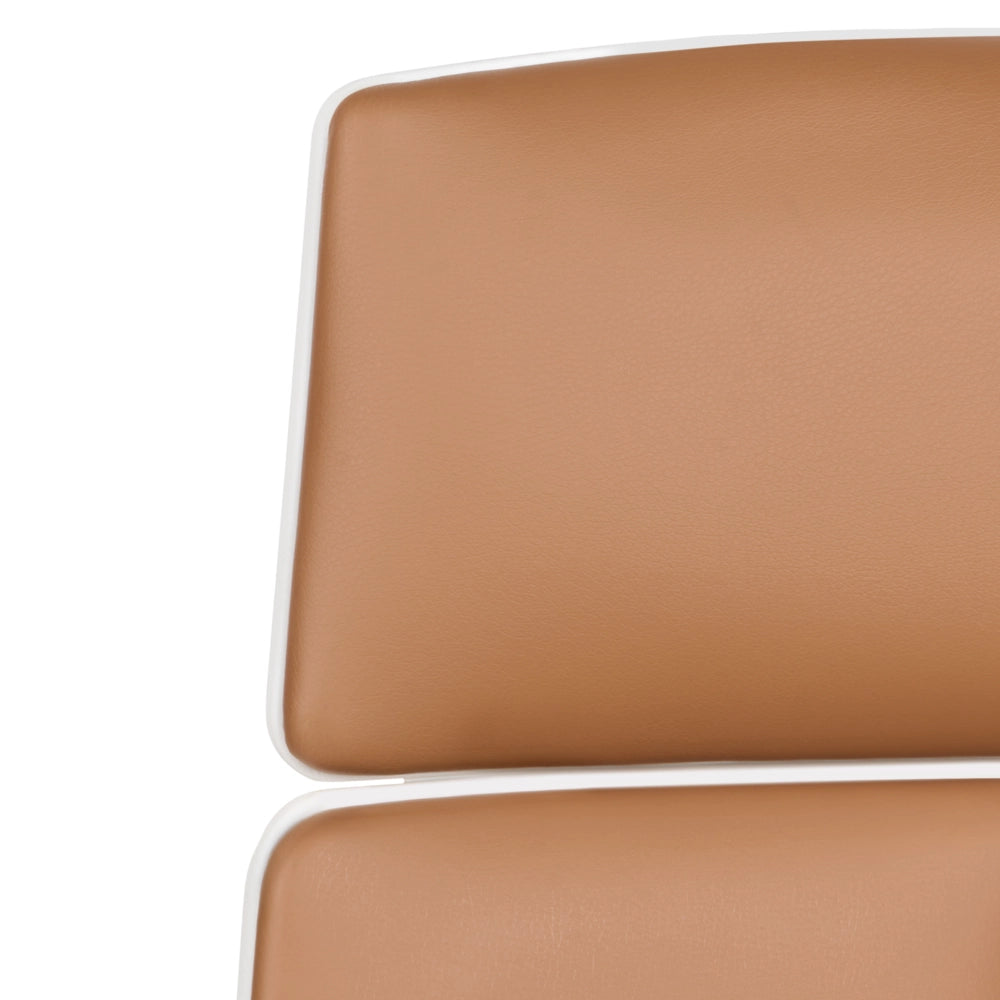 Sedia da ufficio in tessuto girevole regolabile in altezza reclinabile in schiuma stampata a iniezione colore beige sabbia