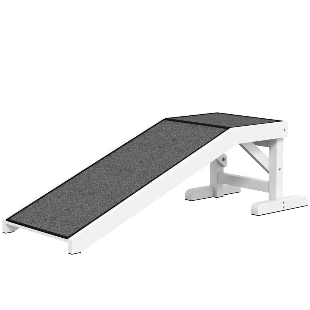 Rampa per Animali Domestici Antiscivolo ¨C zephmum ¨C 125x40x35,5cm in Legno di Pino