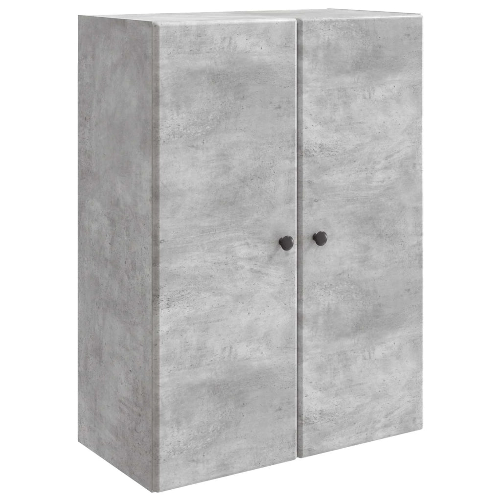 Mobiletto a muro Grigio Cemento 66 x 34,5 x 90 cm