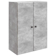 Mobiletto a muro Grigio Cemento 66 x 34,5 x 90 cm
