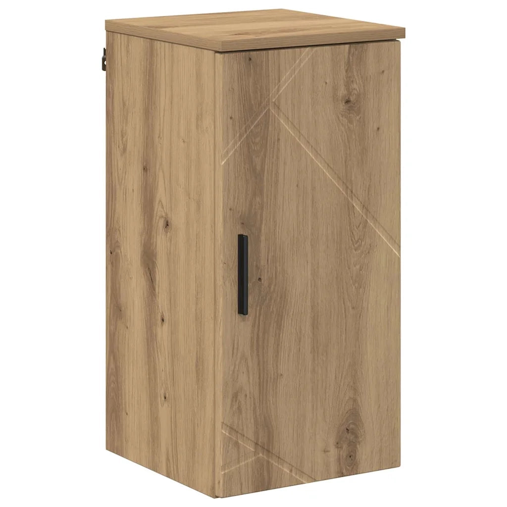 Mobile da Bagno con porta Rovere artigianale 30 x 31,5 x 61 cm