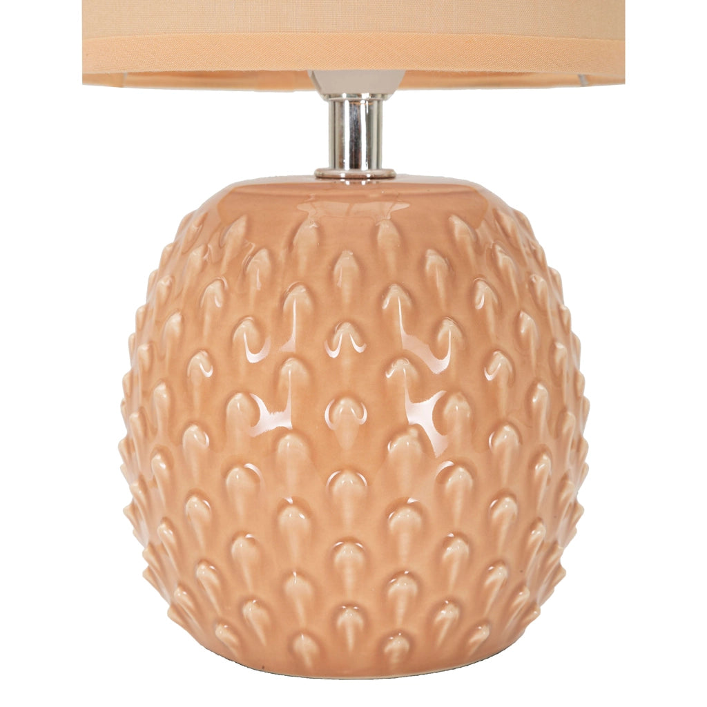 Ketchi, Lampada da Tavolo Necessaria 1 Lampadina, Rosa