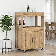 Carrello da Bar Rovere Artigianale 60 x 39.5 x 89 cm 8015685