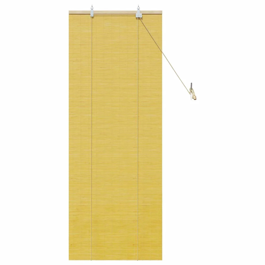 vidaXL Tende e Tapparelle per Finestre con tende Giallo Bambù