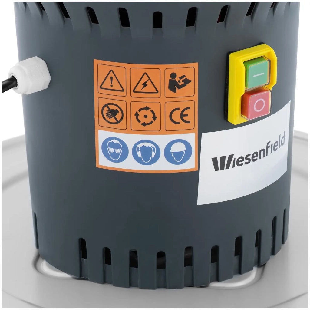 Mulino elettrico per cereali 60 litri 400 kg/h 1300 watt acciaio inossidabile lega di alluminio PP nero 14_0009419