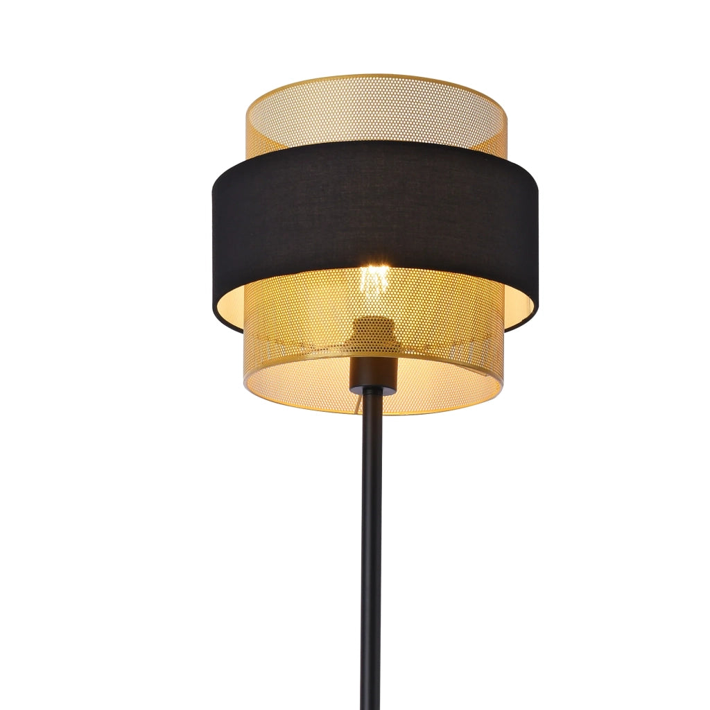 Lampada da terra lampadario 160 x 30 cm nero e oro lux.pro 03_0007253