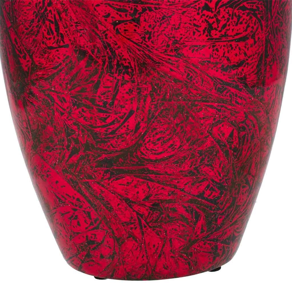Vaso in ceramica rossa 28x17,5x48h