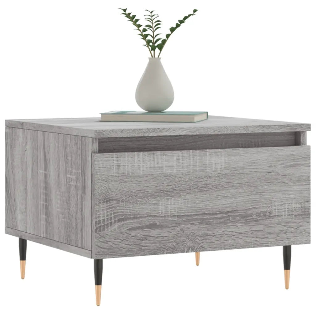 Tavolini Salotto 2pz Grigio Sonoma 50x46x35cm Legno Multistrato 830857