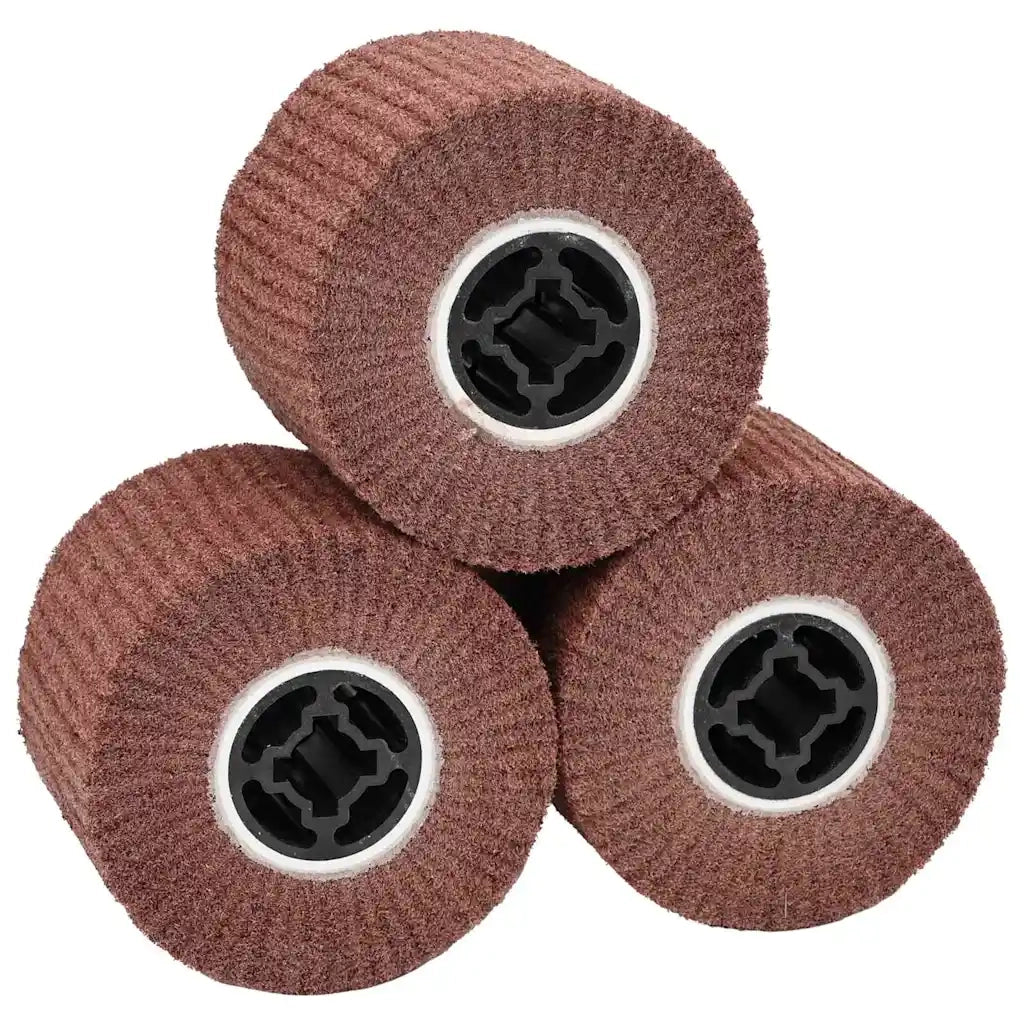 Rulli Abrasivi 3 pcs Marrone 12 x 12 x 10 cm Fibre sintetiche 42008340