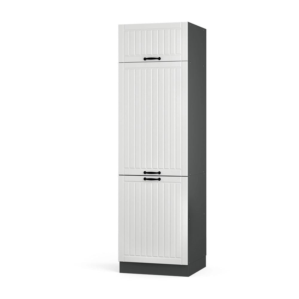 Vicco Armadio frigorifero Bianco casa di campagna 60 cm