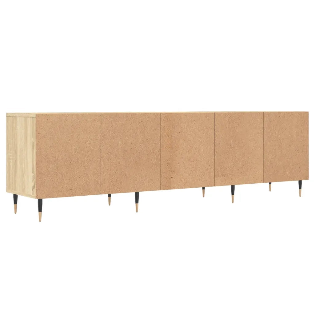 vidaXL Mobile Porta TV Rovere Sonoma 150x30x44,5 cm Legno Multistrato