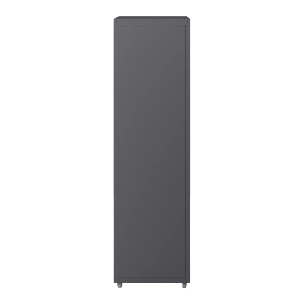 Mobiletto/contenitore per ufficio su ruote con 8 cassetti 109 x 28 x 41 cm grigio scuro 03_0009112